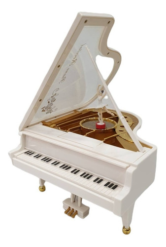 Caja Musical Piano De Cola Con Bailarina