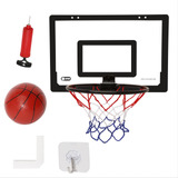 Kit De Cesta De Basquete Móvel Montado Na Parede Para Crianç