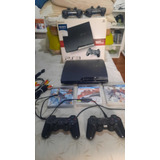 Play 3 Sony 160 Gb Completa  Y 3 Juegos Y 2 Justick  Usada