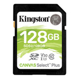 Tarjeta De Memoria Kingston Sds Canvas Select 128gb