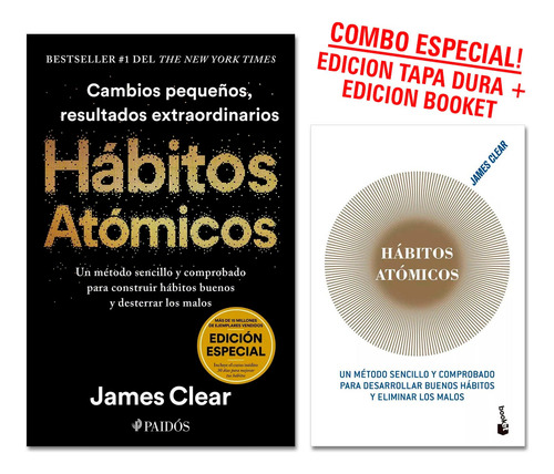 Habitos Atómicos Tapa Dura Edición Especial + Habitos Booket