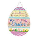 Placa Con Forma De Conejo De Pascua Para Colgar, Diseño C, D