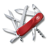 Cortaplumas Victorinox Evolution 17 Roja 15 Usos 2.3913.e Color Rojo