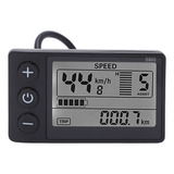 Display Lcd De Bicicleta Elétrica S866 Meter 24v 36v 48v Con