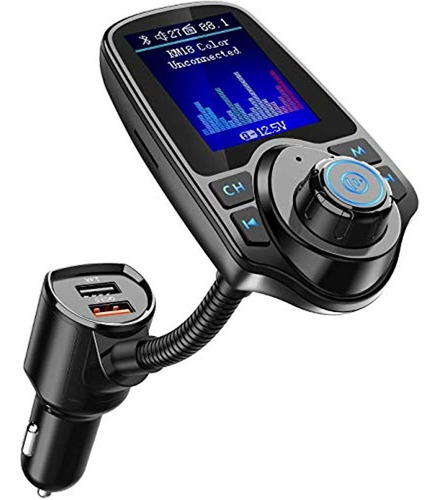 Transmisor Fm Bluetooth Para Coche, Adaptador De Radio