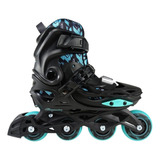 Patins Freemix Preto Infantil Inline Traxart