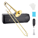 Eastrock Bb Tenor Tlide Trombone Instrumento Musical De Lato