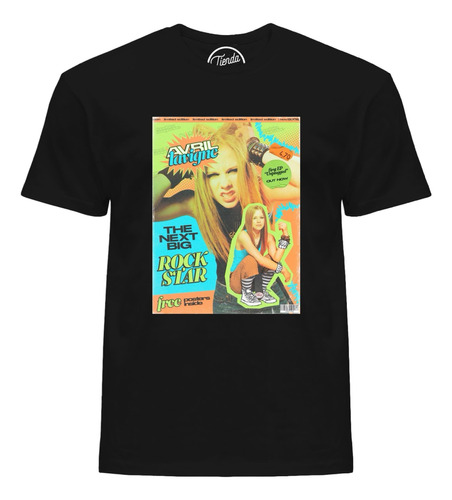 Playera Avril Lavigne Poster Retro T-shirt