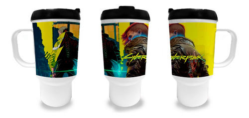 Jarro Térmico Cyberpunk Taza Vaso #02