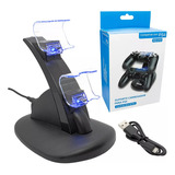 Carregador Controle Stand Ps4 Suporte Dock Vertical Duplo P4