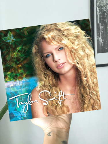 Taylor Swift Debut Cuadro Portada Decoracion Regalo 20x20cm