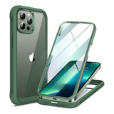 Funda Miracase Para iPhone 13 Pro Max- Verde Acacia