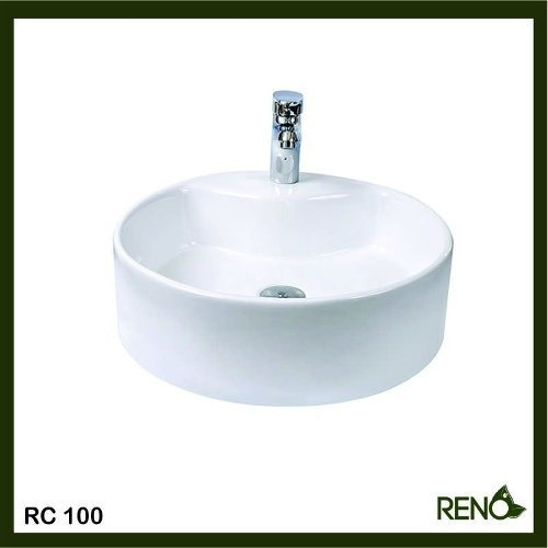 Cuba Para Banheiro De Apoio Reno Rc 100 Branco 30cm X 40cm 14cm De Altura 4cm De Diâmetro