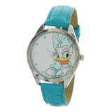 Reloj Disney Para Mujer Da500 Daisy Duck Correa De Cuero