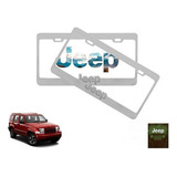 Par Porta Placas Jeep Liberty 3.7 2010 Original