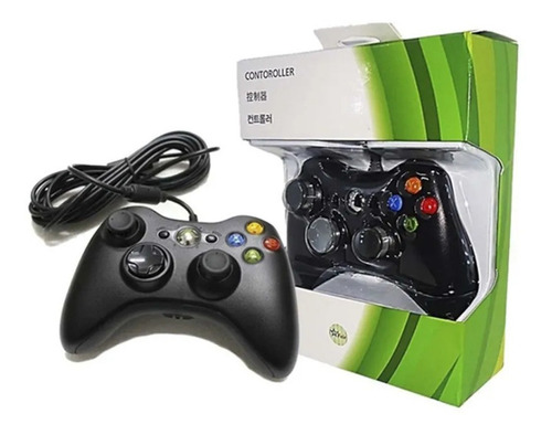 Controle Joystick Para Xbox Compatível Com Fio Usb 