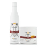 Shampo + Mascarilla Acondicionador Yellow Bomba Nutritiva 