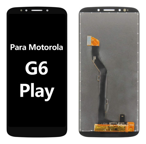 Tela Frontal Lcd Display Para Moto G6 Play Xt1922 Oem