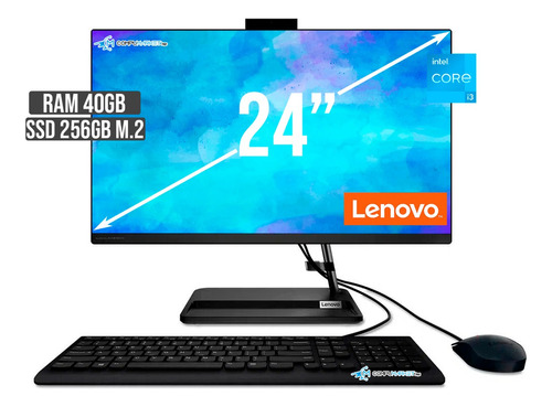 Todo En Uno Lenovo Aio Intel Core I3 1215u Ssd 256gb Ram40gb