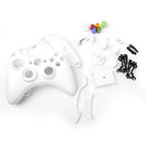 Carcasa Compatible Con Control Xbox 360 Inalámbrico Blanco