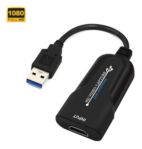 Capturadora De Video Streaming Fhd Hd 1080 Hdmi Usb 2.0