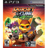 Juego Ps3 Ratchet & Clank All 4 One