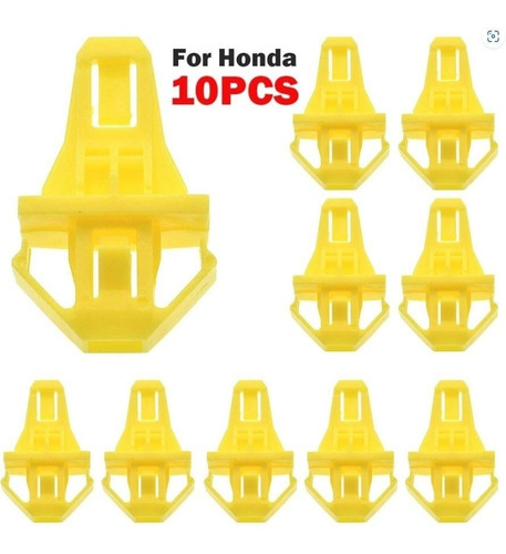 Kit 10 Grapas Automotrices Parrilla Para Honda Crv 12-14