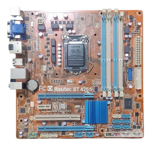 Placa Mãe Itautec St 4265 Ddr3 1155 Hdmi Pci Express Top