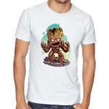 Playera De Groot Enojado Guardianes De La Galaxia