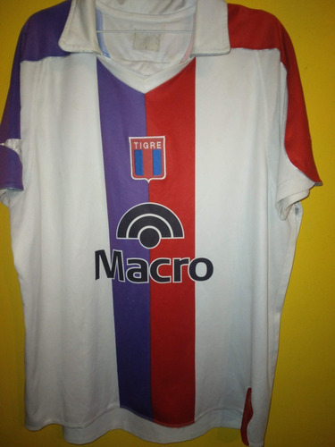 Antigua Camiseta - Tigre - Diadora Blanca -año 2008 - Grande