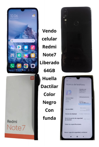Xiaomi Redmi Note 7 Dual Sim 64+4gb 48mpx Versión Global