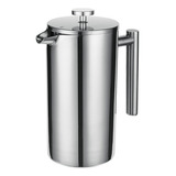 Cafetera Térmica De Acero Inoxidable 304 French Press 800ml