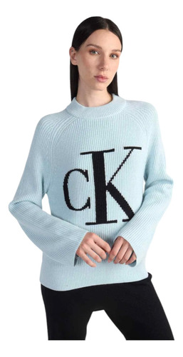 Suéter Calvin Klein Logo Dama Zw0zw02287