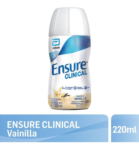 Ensure Clinical Liquido 220ml Multivitaminico Vainill Abbott