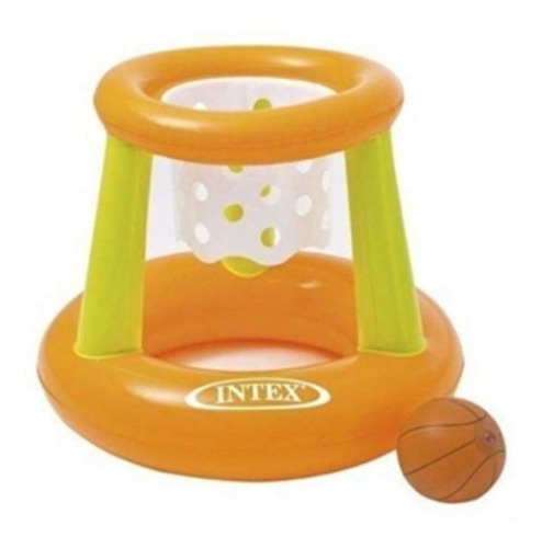 Cesta De Basquete Flutuante Inflável Intex 67cm X 55cm