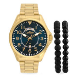 Kit Condor Masculino Militar Dourado - Covj45abt/k4a