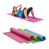 Colchoneta Para Yoga Pilates  6mm Tapete Gimnasio