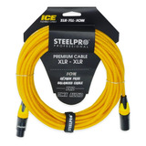 Cable Xlr 10m Balanceado Profesional Macho - Hembra Steelpro