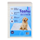 100 Pañales Sabanillas Marca Tashu Perro 60x90 Con Adhesivo