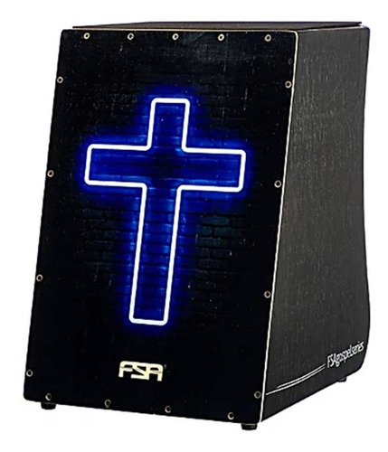 Cajon Eletrico Profissional Fsa Cruz De Neon (gospel) Fg1518