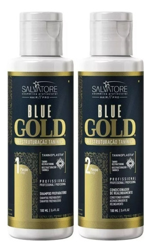 Salvatore Blue Gold 100ml - Passo 1 E 2 - Taninoplastia