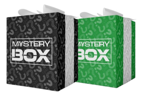 X2 Cajas Misteriosas Producto Sorpresa Línea Verde + Negra