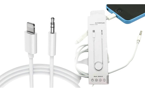 Cable Auxiliar Compatible iPhone/iPad Lightning/jack 3.5mm 