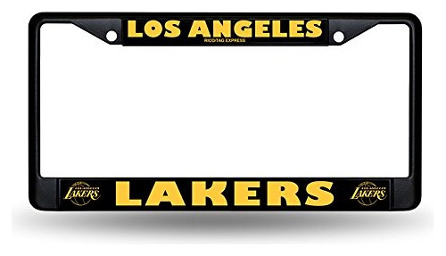 Marco De Los Ángeles Lakers Chrome (negro)