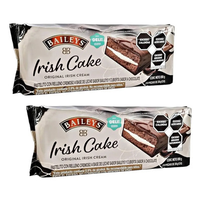 20 Pastelitos Rellenos De Crema Baileys Irish Cake Delice | Envío gratis