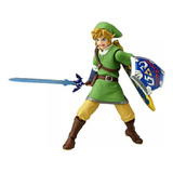 Boneco Articulado Zelda Skyward Sword Figura De Acao Link