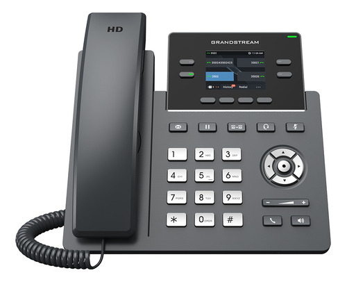 Grp2612g Grandstream Telefone Ip C/ Nfe - Gigabit, 4 Contas