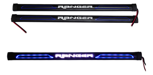 Par Luces Led Interiores Ranger Autos Azul