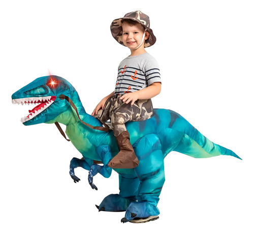 Disfraz Inflable De Dinosaurio Para Niños