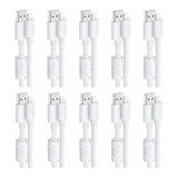 Pack De 10 Cables Compatible iPhone De 1.5m Usb 2.0 1hora